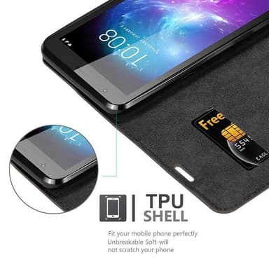 ZTE Blade A3 2019 Cover Etui Case (Brun)