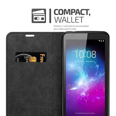 ZTE Blade A3 2019 Cover Etui Case (Brun)