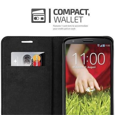 LG G2 Cover Etui Case (Brun)