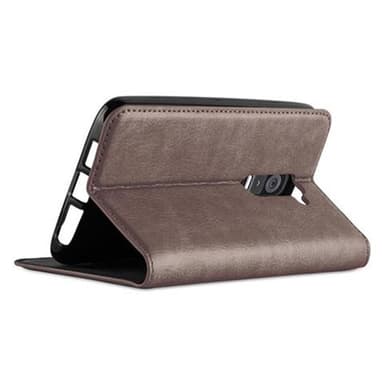 LG G2 Cover Etui Case (Brun)