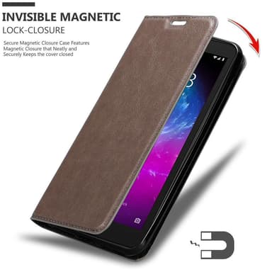 ZTE Blade A3 2019 Cover Etui Case (Brun)