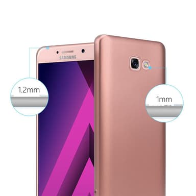 Samsung Galaxy A7 2017 Cover Etui Case (Lyserød)