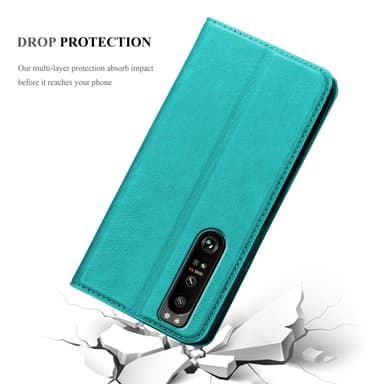 Sony Xperia 1 III Cover Etui Case (Turkis)