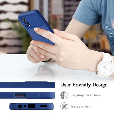 Xiaomi Poco X4 Pro Cover Etui Case (Blå)