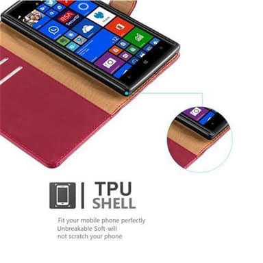 Cover Nokia Lumia 830 Etui Case (Rød)