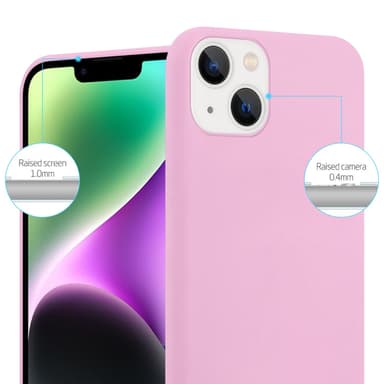 Cover iPhone 14 PLUS Etui Case (Lyserød)