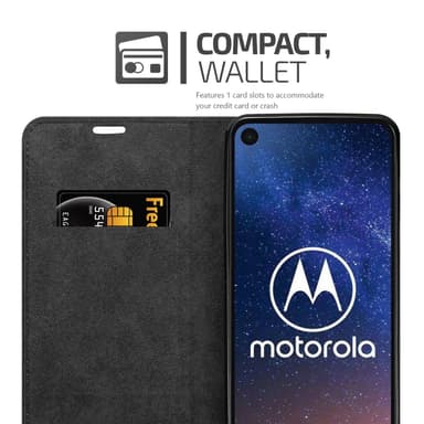 Motorola ONE VISION Cover Etui Case (Rød)