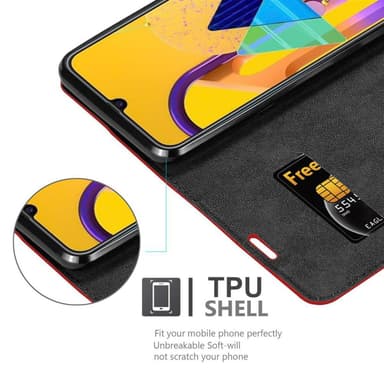 Samsung Galaxy M21 / M30s Cover Etui Case (Rød)