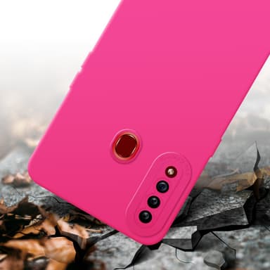 Samsung Galaxy A20s Cover Etui Case (Lyserød)