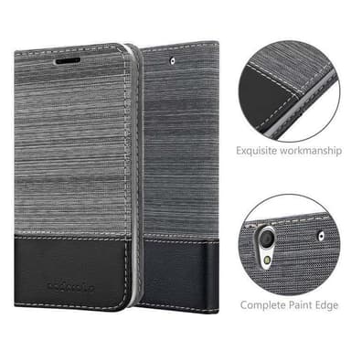 Sony Xperia C4 Pungetui Cover Case (Grå)