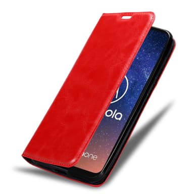 Motorola ONE VISION Cover Etui Case (Rød)