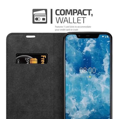 Nokia 7.1 PLUS / X7 Cover Etui Case (Brun)