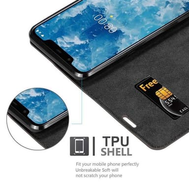 Nokia 7.1 PLUS / X7 Cover Etui Case (Brun)