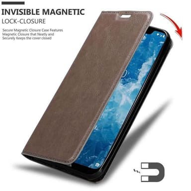 Nokia 7.1 PLUS / X7 Cover Etui Case (Brun)