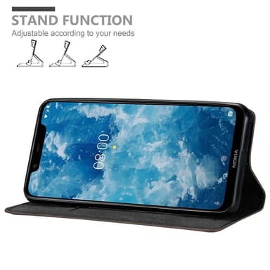 Nokia 7.1 PLUS / X7 Cover Etui Case (Brun)