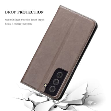 Samsung Galaxy S22 Cover Etui Case (Brun)