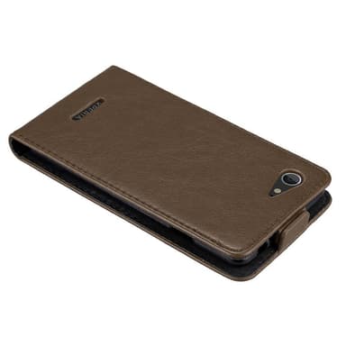 Sony Xperia E3 Pungetui Flip Cover (Brun)