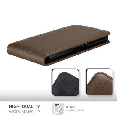 Sony Xperia E3 Pungetui Flip Cover (Brun)