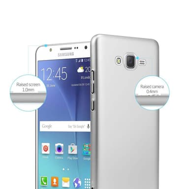 Samsung Galaxy J7 2015 Cover Etui Case (Sølv)