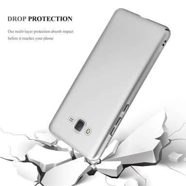 Samsung Galaxy J7 2015 Cover Etui Case (Sølv)