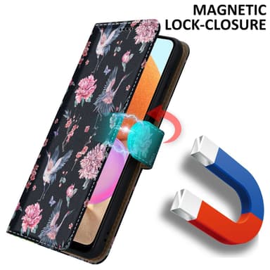 Samsung Galaxy A32 4G Pungetui Cover Case (Sort)