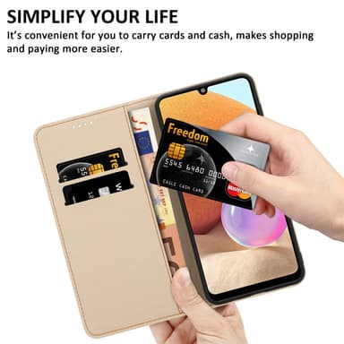 Samsung Galaxy A32 4G Pungetui Cover Case (Sort)