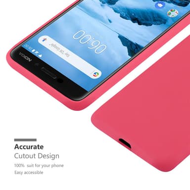 Cover Nokia 6.1 Etui Case (Rød)