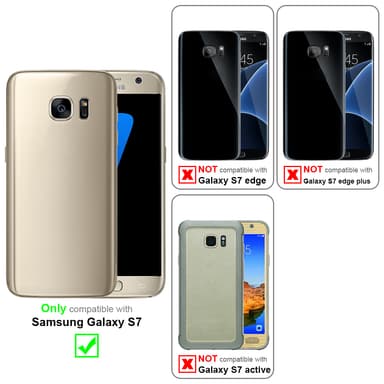 Samsung Galaxy S7 Etui Case Cover (Lyserød)