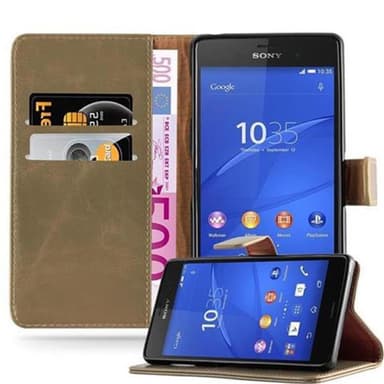 Cover Sony Xperia Z3 Etui Case (Brun)