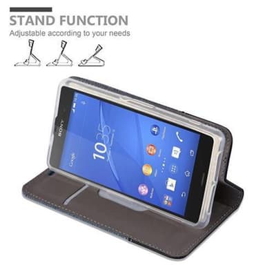 Sony Xperia Z2 COMPACT Pungetui Cover Case (Blå)