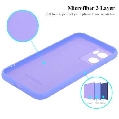 OnePlus Nord CE 2 5G Cover Etui Case (Lilla)