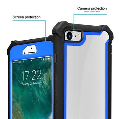 iPhone 7 / 7S / 8 / SE 2020 Etui Case Cover (Blå)