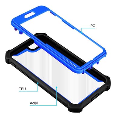 iPhone 7 / 7S / 8 / SE 2020 Etui Case Cover (Blå)
