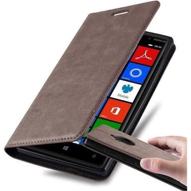 Nokia Lumia 830 Cover Etui Case (Brun)