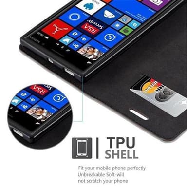 Nokia Lumia 830 Cover Etui Case (Brun)