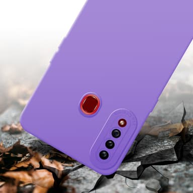 Samsung Galaxy A20s Cover Etui Case (Lilla)