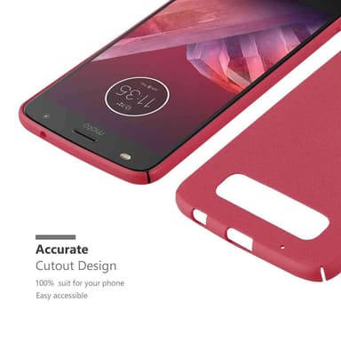 Motorola MOTO Z2 PLAY / Z2 FORCE Cover Etui Case (Rød)