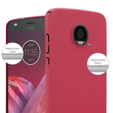 Motorola MOTO Z2 PLAY / Z2 FORCE Cover Etui Case (Rød)
