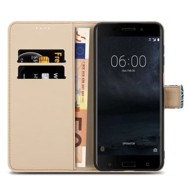 Nokia 6.1 Pungetui Cover Case (Blå)