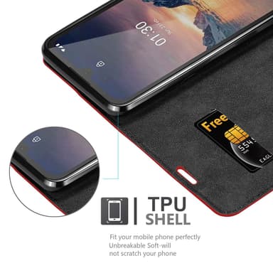 Nokia 1.3 Cover Etui Case (Rød)
