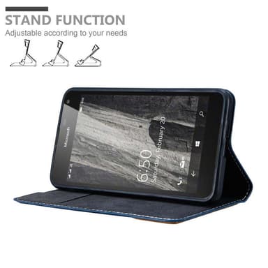 Nokia Lumia 650 Etui Case Cover (Blå)