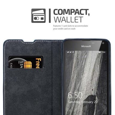 Nokia Lumia 650 Etui Case Cover (Blå)