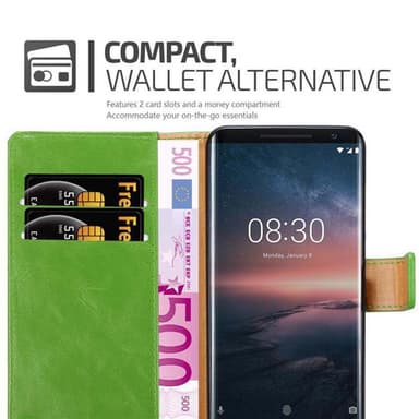 Cover Nokia 8 Sirocco Etui Case (Grøn)