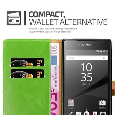 Cover Sony Xperia Z5 PREMIUM Etui Case (Grøn)