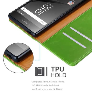Cover Sony Xperia Z5 PREMIUM Etui Case (Grøn)