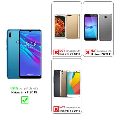 Huawei Y6 2019 3x Skærmbeskytter Beskyttelsesglas