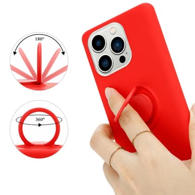 iPhone 14 PRO Cover Etui Case (Rød)
