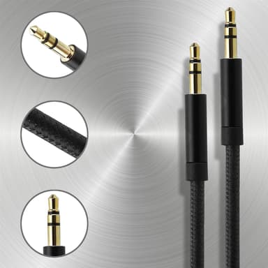 Aux-kabel 3,5 mm lydkabel 3m Stereo jack-kabel