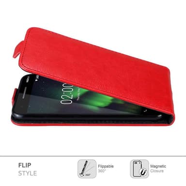 Nokia 2.1 Pungetui Flip Cover (Rød)