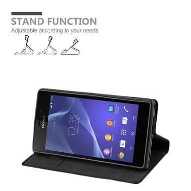 Sony Xperia M2 / M2 AQUA Cover Etui Case (Brun)